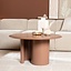 Table basse ronde Nova ø80 cm mocha mousse