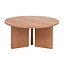 Table basse Aya ø80 cm chêne blanc