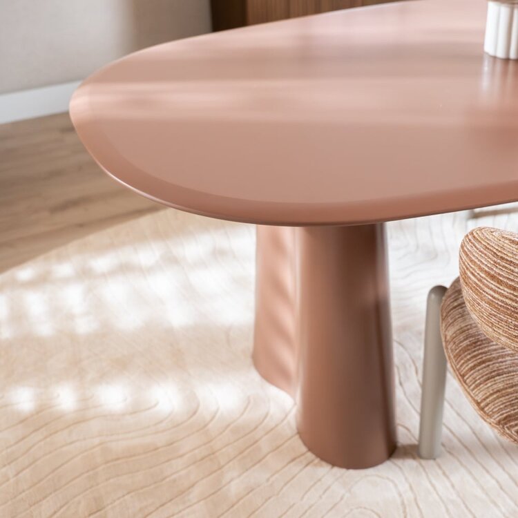 Table à manger Cosmo 220 x 110 cm mocha mousse