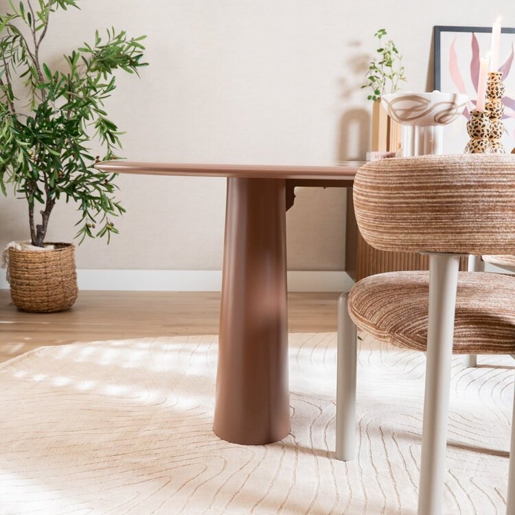 Table à manger Cosmo 220 x 110 cm mocha mousse