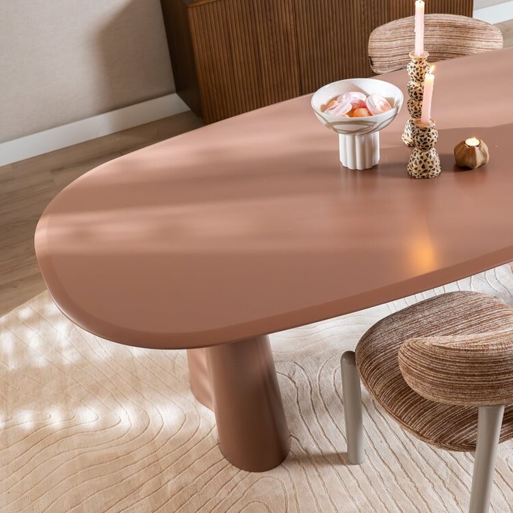 Table à manger Cosmo 220 x 110 cm mocha mousse