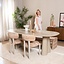 Table à manger Cosmo 220 x 110 cm taupe