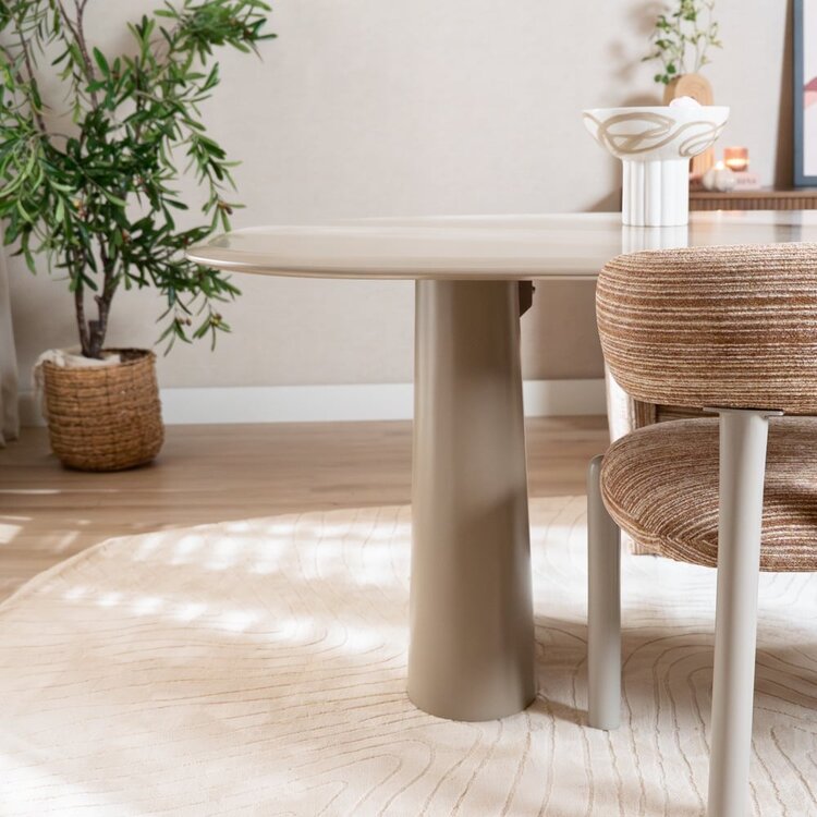 Table à manger Cosmo 220 x 110 cm taupe
