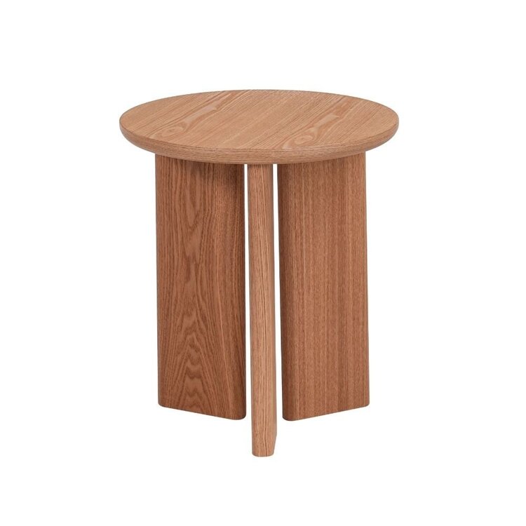 Table d'appoint Aya ø40 cm en chêne blanc