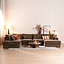 Canapé en U Kyle 6 places chenille mocha