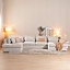 Canapé en U Kyle 6 places chenille sand grey