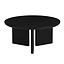 Table basse Aya Ø80 cm noire
