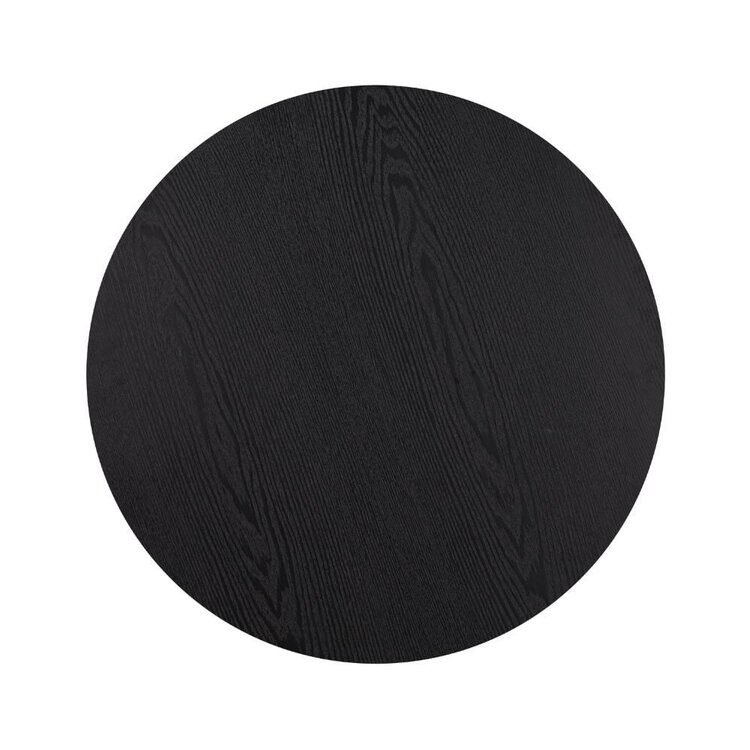 Table basse Aya Ø80 cm noire