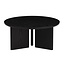 Table basse Aya Ø80 cm noire