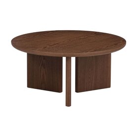 Table basse Aya Ø80 cm chêne rustique