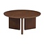 Table basse Aya Ø80 cm chêne rustique