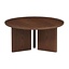 Table basse Aya Ø80 cm chêne rustique