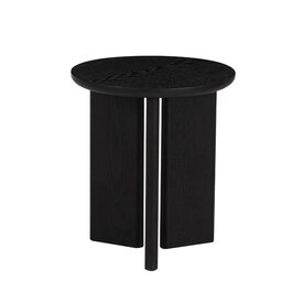 Table d'appoint Aya ø40 cm noire