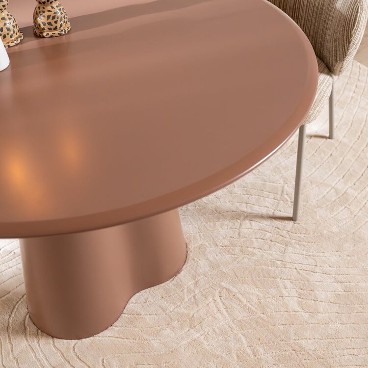 Table à manger Orion ø 120 cm Mocha Mousse