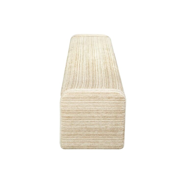Banc de salle à manger Ravi chenille beige/taupe 160 cm