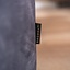 Pouf velours Beau anthracite