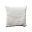 Coussin décoratif Day en tissu chenille taupe 45 x 45