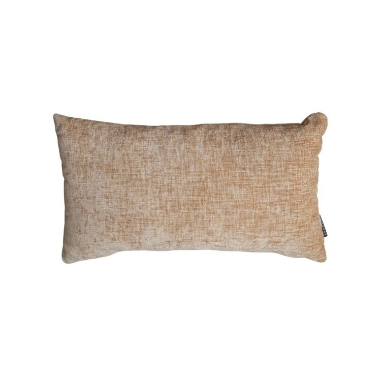Coussin décoratif Evi chenille peach 25 x 45