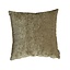 Coussin décoratif Evi chenille vert 45 x 45