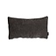 Coussin décoratif Maya en tissu chenille brun 25 x 45