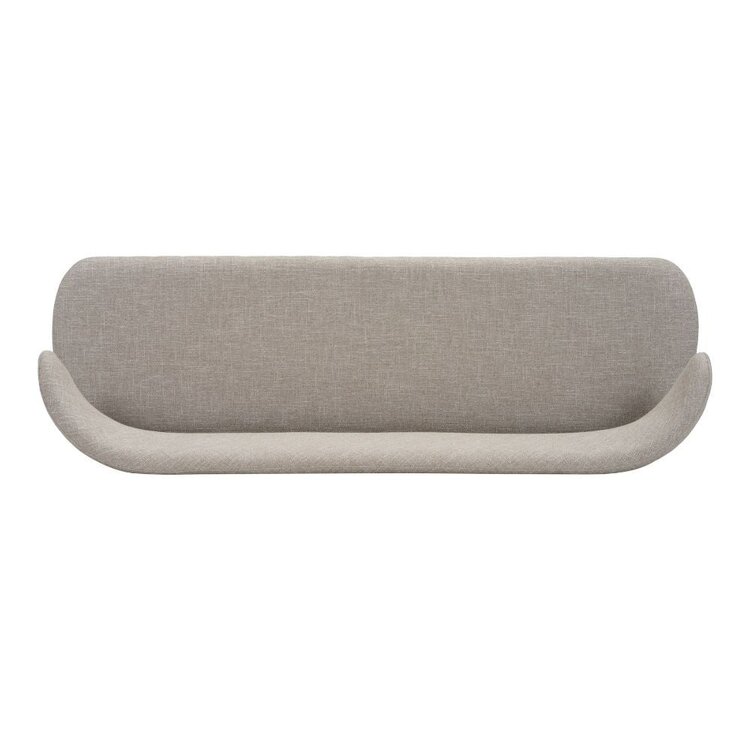 Banc de salle à manger Lara lin taupe 160 cm