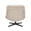 Fauteuil Sara pivotant velours beige