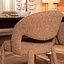Chaise de salle à manger Dean bouclé terracotta