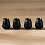 Kit de patins de protection S (pour 4 pieds) Noir Ø 15 mm
