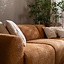 Canapé d’angle droit Maine XL tissu bouclé terracotta