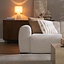Canapé d’angle droit Maine XL tissu bouclé off white