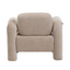 Fauteuil Tess velours beige