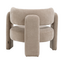 Fauteuil Jolie velours beige