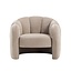 Fauteuil Lois velours beige