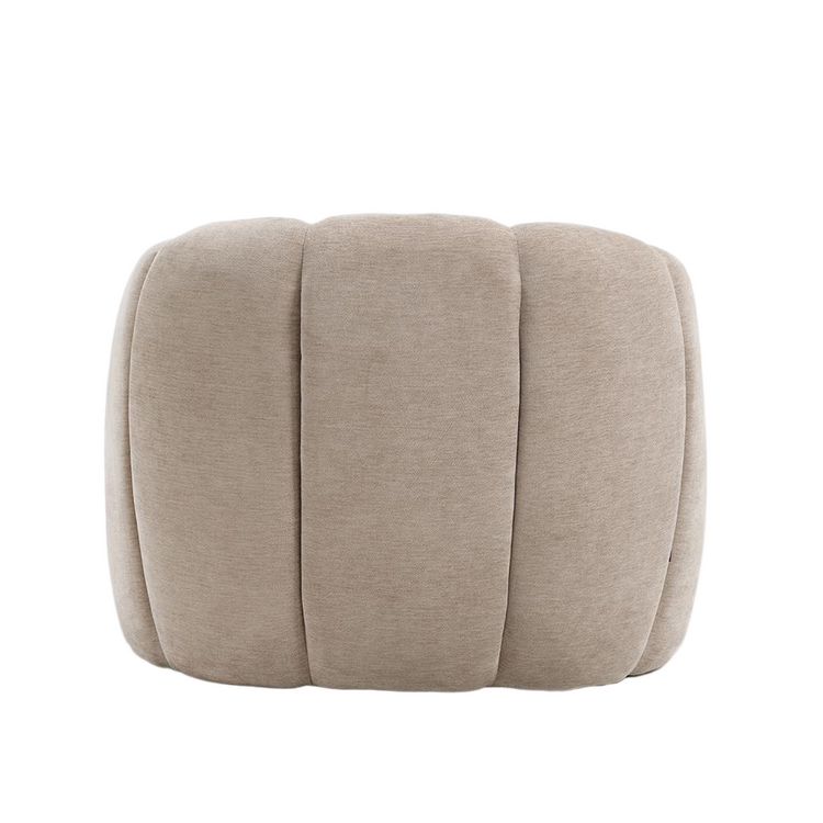 Fauteuil Lois velours beige