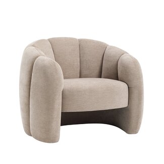 Fauteuil Lois velours beige