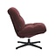 Fauteuil Sara pivotant velours violet