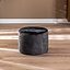 Pouf velours Beau anthracite
