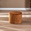 Pouf velours Beau jaune