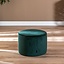 Pouf velours Anna vert