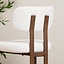 Tabouret de bar Nori en lin off white 70 cm