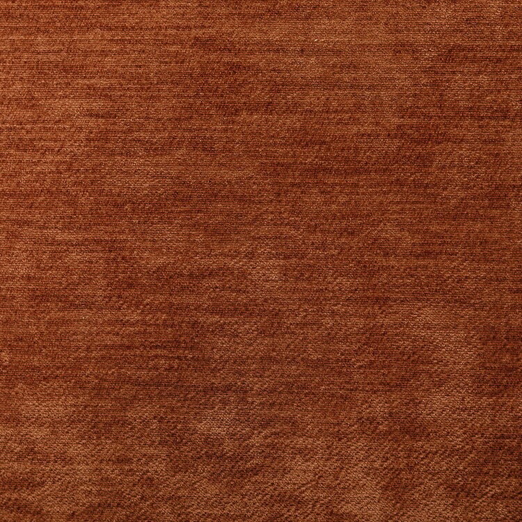 Fauteuil avec pouf Emma velours ocre
