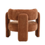 Fauteuil Jolie velours ocre