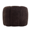 Fauteuil Lois velours brun