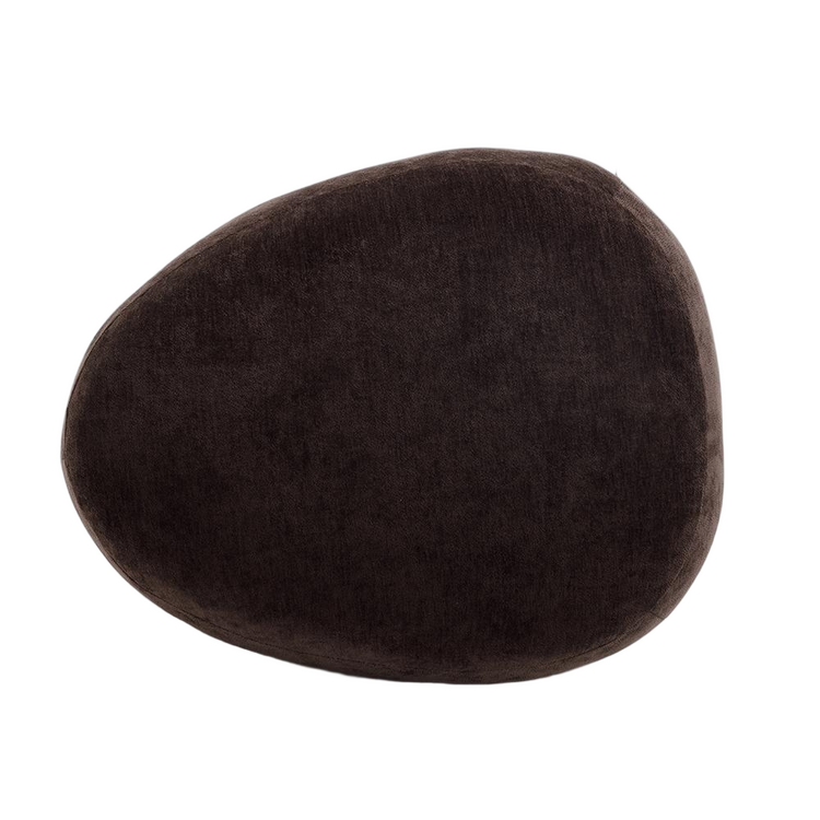 Pouf Fenna velvet brun