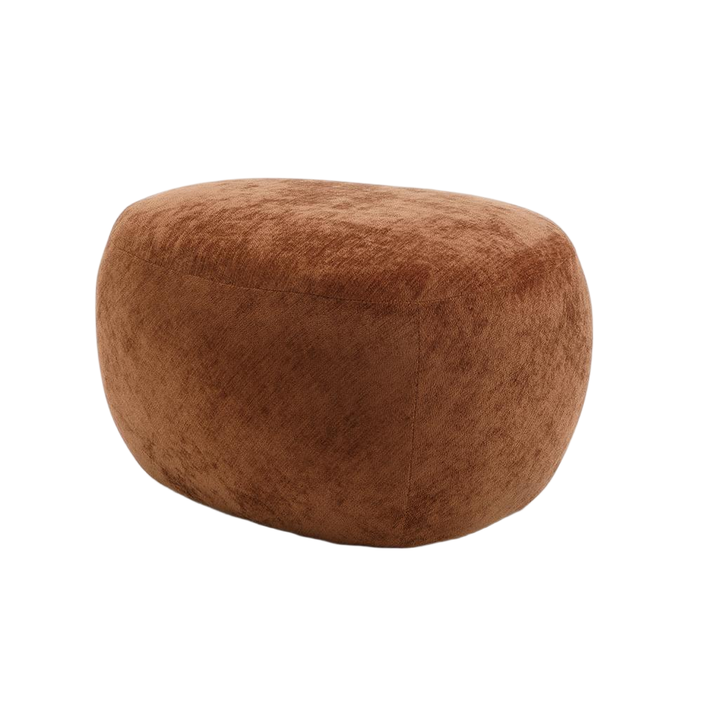 Pouf Fenna velvet ocre