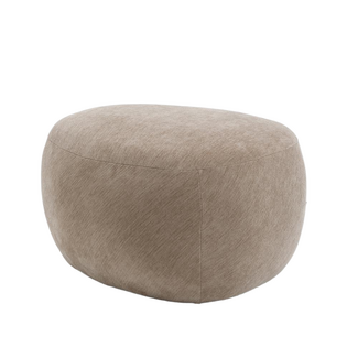 Pouf Fenna velours beige