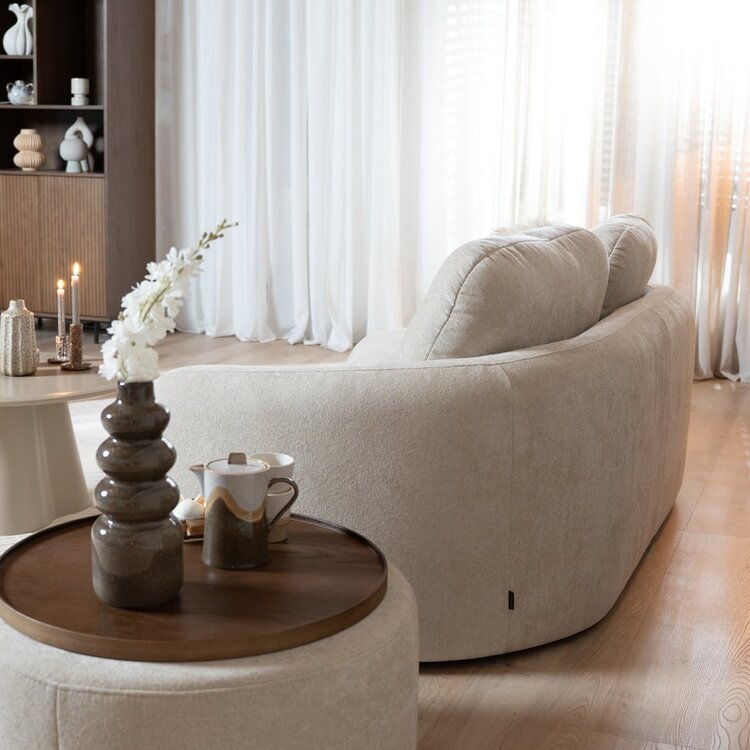 Canapé 2,5 places Vienna chenille beige