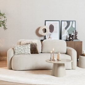 Canapé 2,5 places Vienna chenille beige