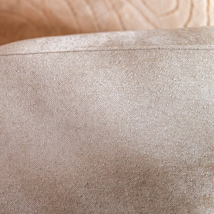 Chaise longue Vienna chenille beige gauche