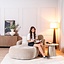 Chaise longue Vienna chenille taupe gauche